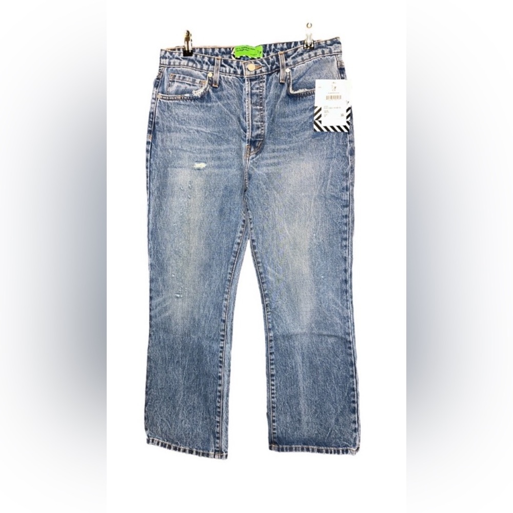 Free People X Sandrine Rose High Rise Ankle Jeans
